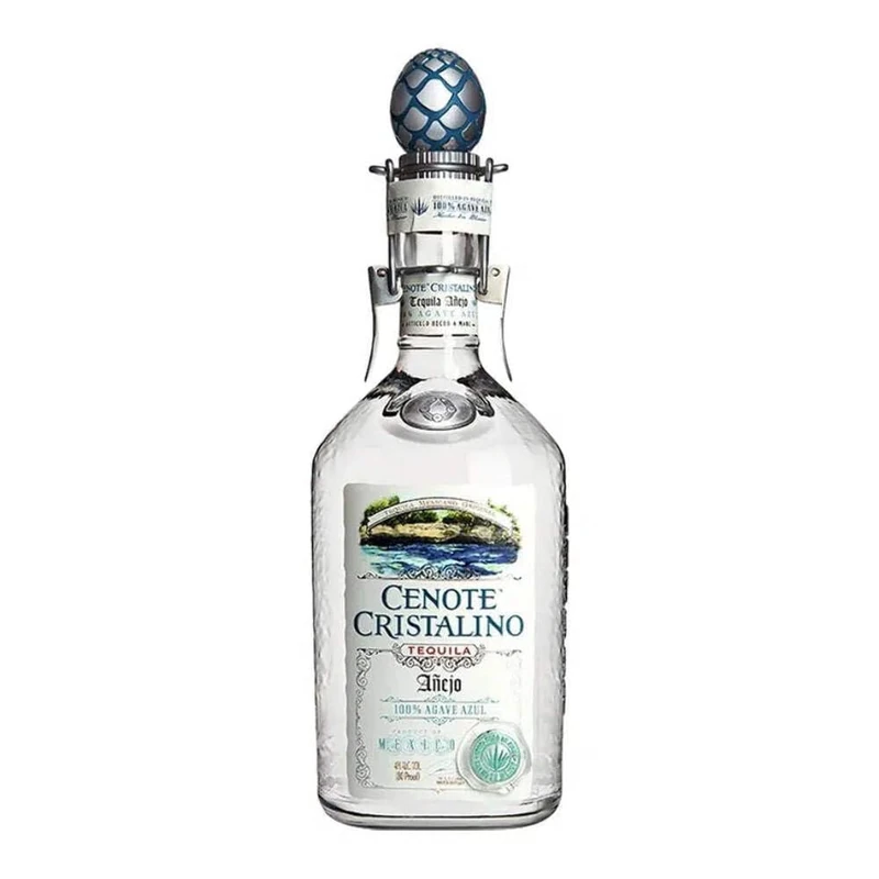 Cenote Cristalino Tequila 70cl 40% ABV |100% Blue Weber Agave, Natural Volcanic Water, Premium Tequila