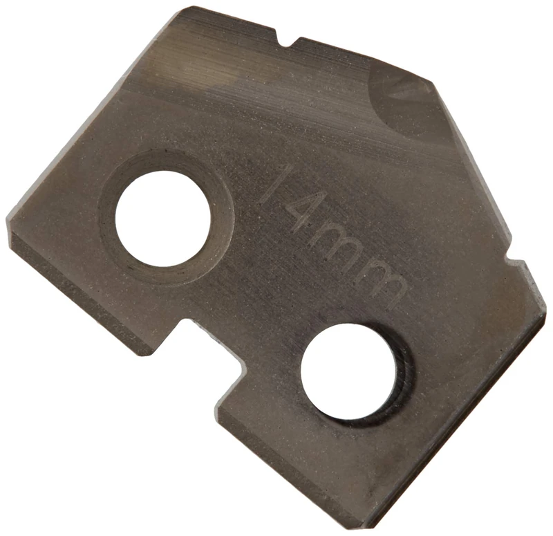 KARNASCH 2230100140 Palette Drill Bit Inserts for Alu, Brass, Copper, Steel Powder 25, 14 mm Diameter, 132° Point Angle