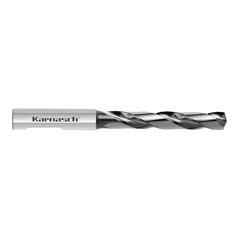 Karnasch 2204020610043 High Power Drill Hard and Solid Metal, 6.1 mm Cutting Diameter, 53 mm Cutting Length, 91 mm Length, 8.0 mm Shank Diameter