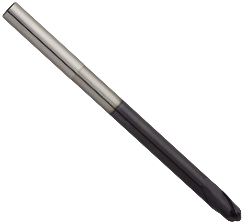 Karnasch 3059580800 3D Hard Metal Router with Internal Cooling, Extra Long, Rockwell Cutter, 8.0 mm Cutting Diameter, 4.0 mm Corner Radio, 84 mm Using Length, 8 mm