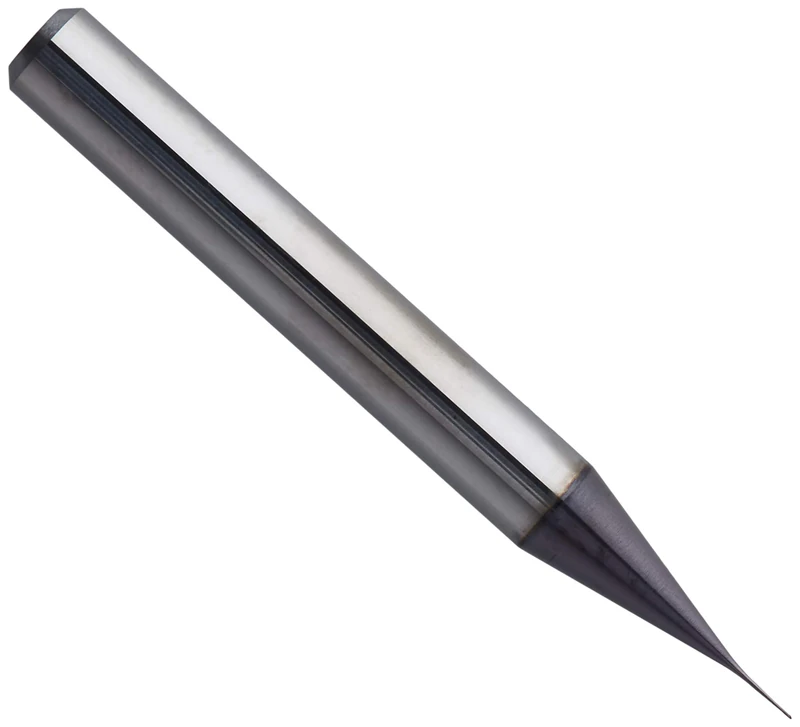 Karnasch 306266002019030 Micro Strawberry Metal Radio, Tapered Neck, 0.4 °/0.9 °/1.4 °/1.9 ° < 35 × D, 0.2 mm Cutting Diameter, 3.0 mm Using Length, 6 mm