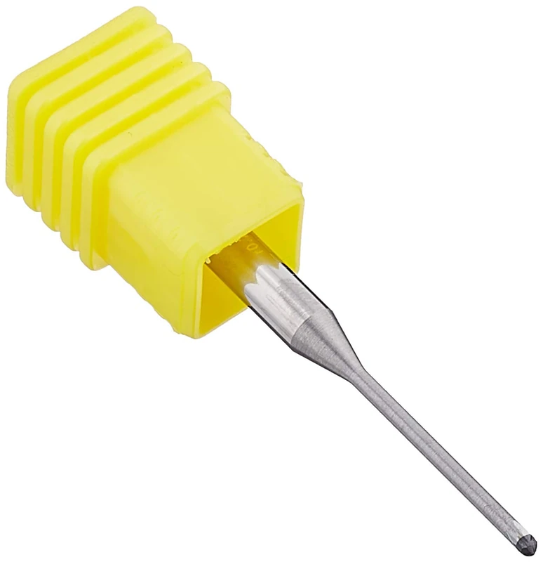 Karnasch 3066330150180 Professional 3D Cbn Handle Micromill, High Range, Cutting Depth < 10 × D, 1.5 mm Cutting Diameter, 0.75 mm Corner Radius, 18 mm Using Length, 4 mm