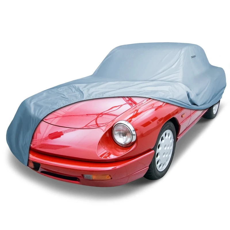 iCarCover Custom Car Cover for 1976-1994 Alfa Romeo Spider Waterproof All Weather Rain Snow UV Sun Protector Full Exterior Indoor Outdoor Car Cover