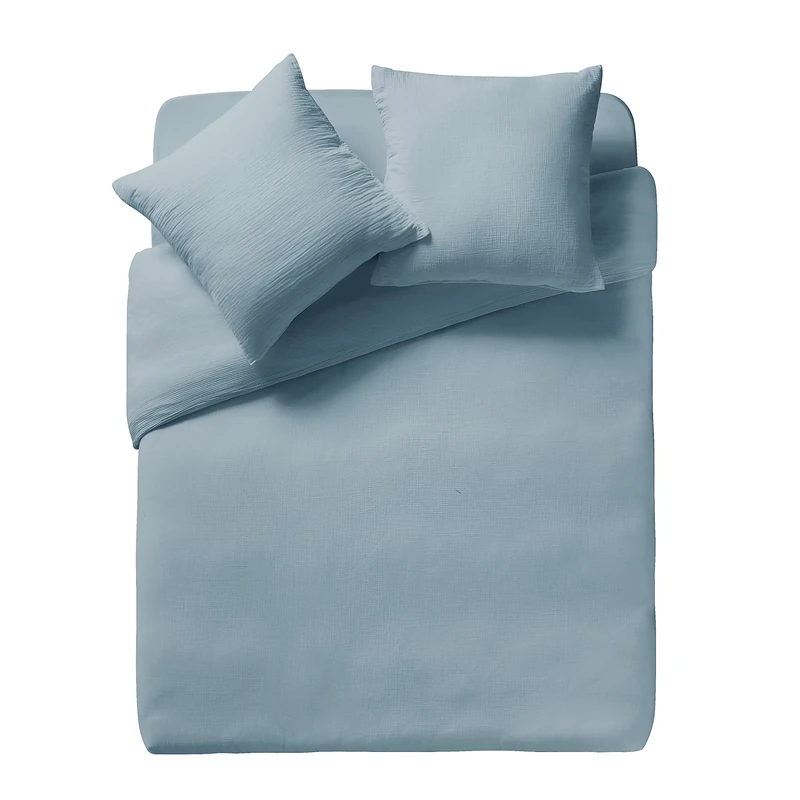 ESSIX Duvet Cover, Cotton, Alpine Blue, 140 x 200 cm