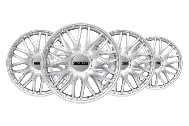 Sparco SPC1496SV Set Wheel Covers Roma 14-inch Silver