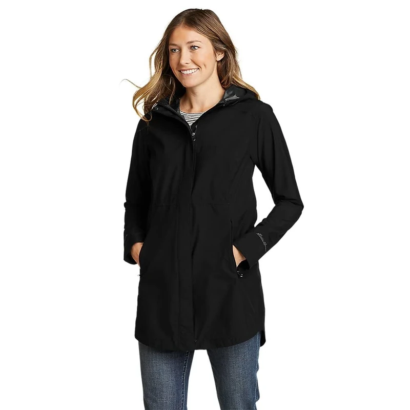Eddie Bauer Women's Cloud Cap Stretch 2.0 Parka - black - Large - Image 1