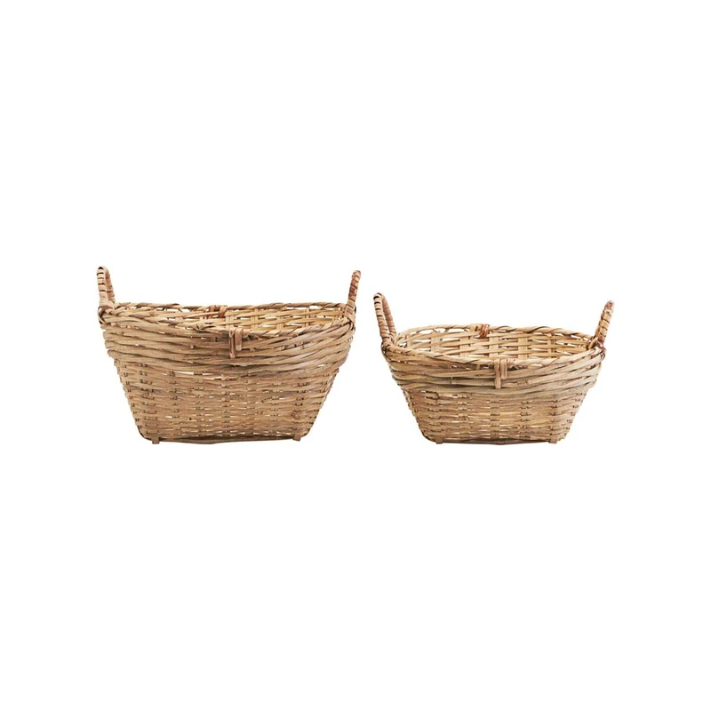 Meraki 2-Piece Tradition Basket Set, Natural, 2 Sizes