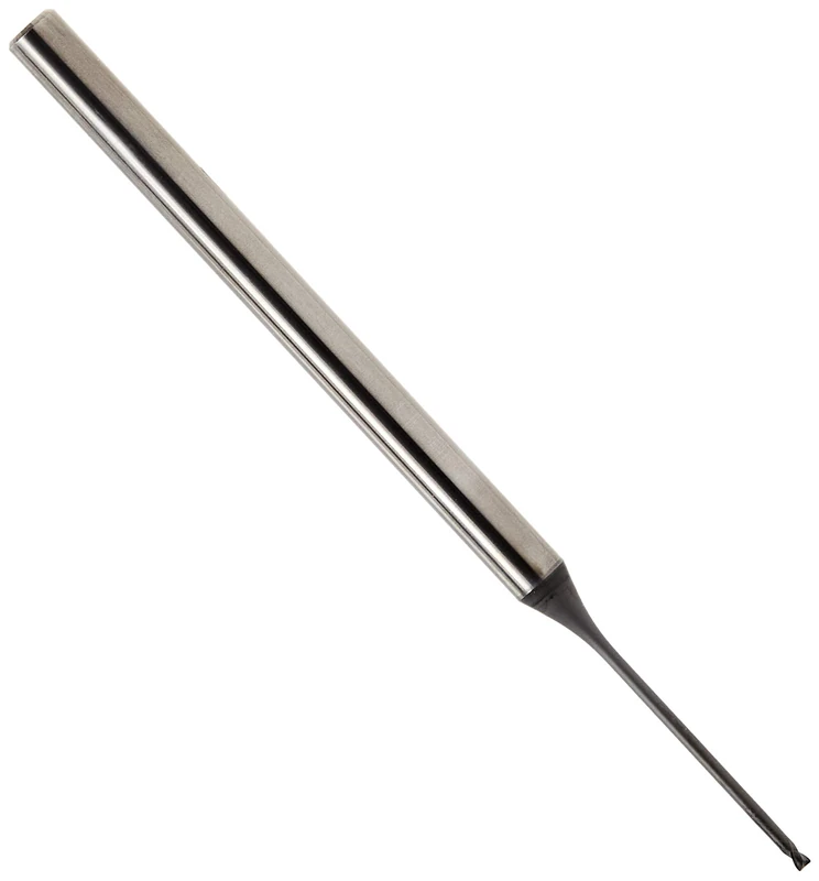 Karnasch 306544008000814 HSC Micro Strawberry Metal Hard Handle with Diamond Coated Angle Radio < 25 × D Cutting Depth, 0.8 mm Cutting Diameter, 0.08 mm Corner Radius, 3 mm