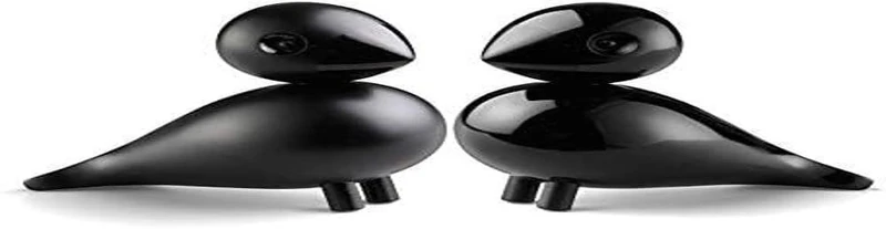 Kay Bojesen Pair of 9 cm Singing Birds Black