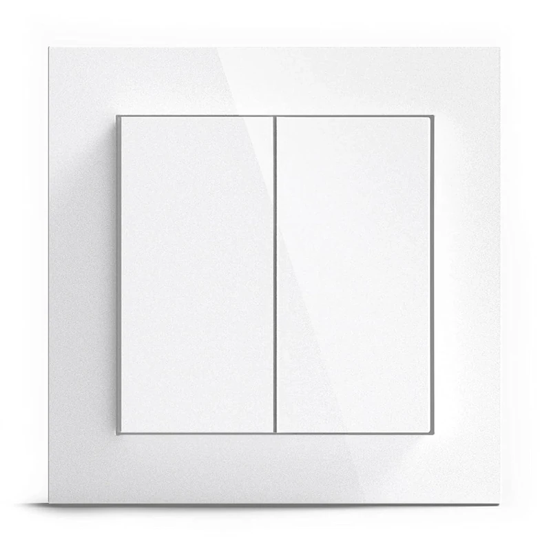 GIRA + Senic Friends of Hue Smart Switch | Homekit Dimmer Switch Compatible with Philips Hue | White Matte