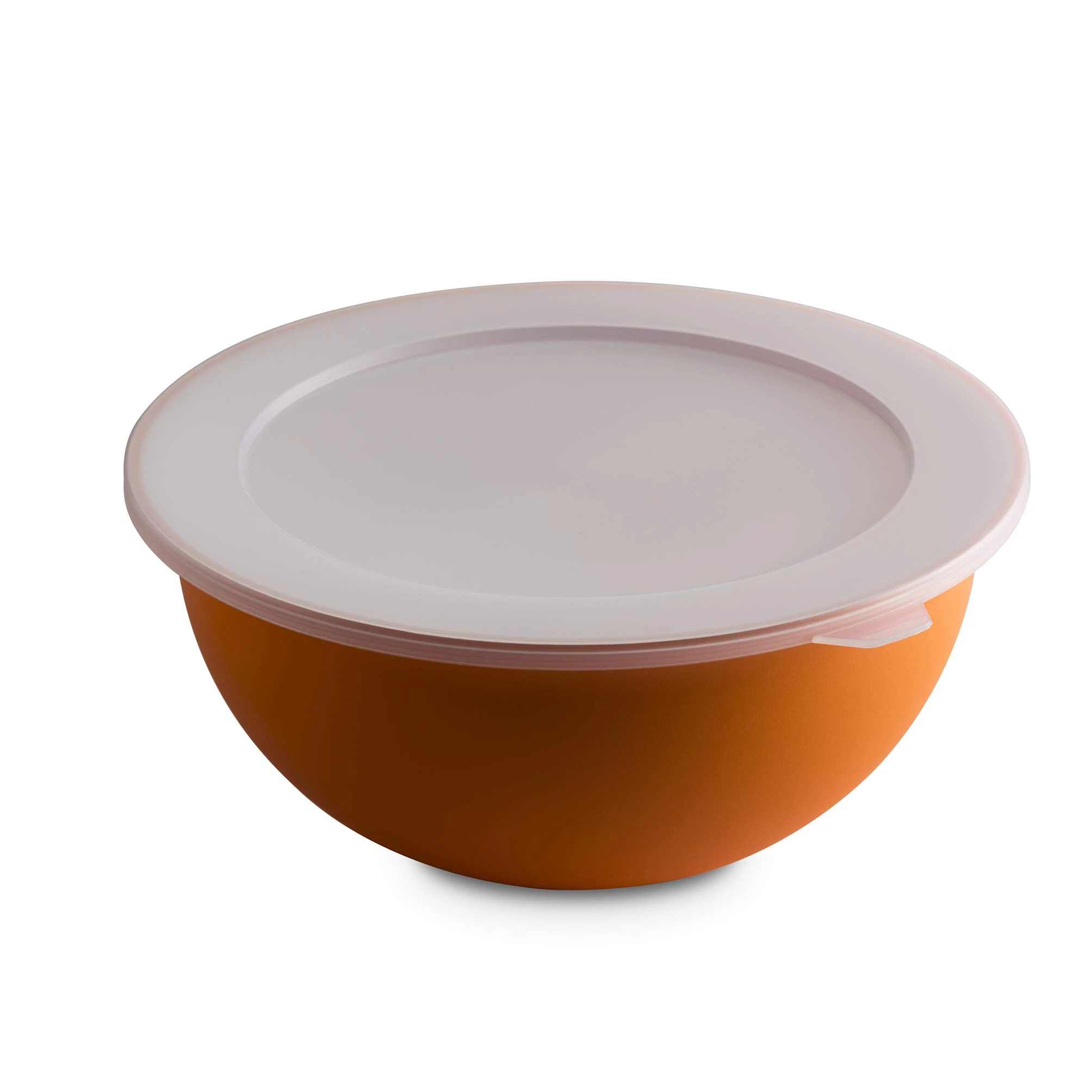 Omada Design Bowl + lid, Capacity 123,18 fl oz, Diameter 10,23 inch, White Inside and Colored Outside, in Polypropylene,microwavea nd Dishwasher Safe, Line Sanaliving