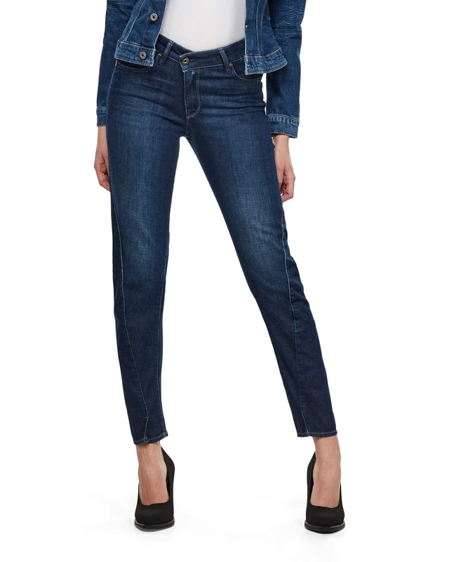 G-Star Women's Joci 3D Mid Slim Jeans, Blue (worn in cobalt D15310-C046-B180), 28W / 32L