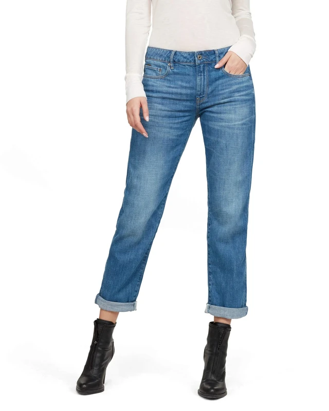G-Star Women's Kate Boyfriend fit Jeans, Blue (faded lapis D15264-A777-B159), 25W / 34L