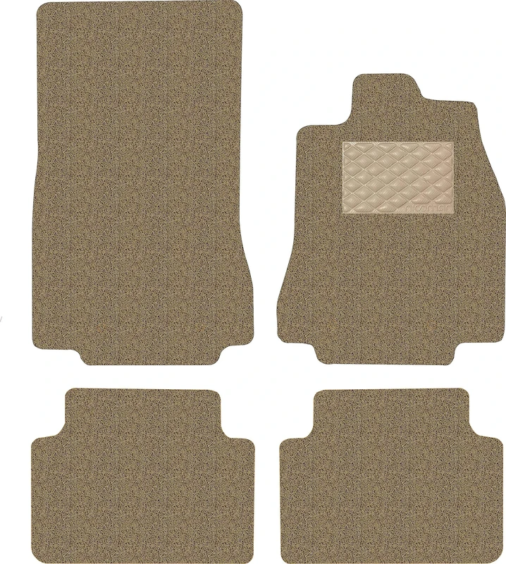 Nicoman Spaghetti All-Weather Fully Tailored Car mats Fit2007-2015 XF Saloon/Estate X250 (Full Set 4-Piece,Beige)