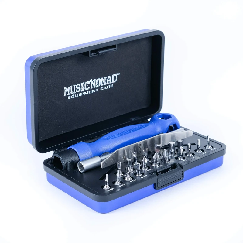 MusicNomad Premium 26 PC. Guitar Tech Screwdriver & Wrench Set MN229 - Image 1