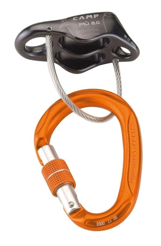 C.A.M.P. Unisex Adult Piu 2.0 Belay Kit, Gunmetal, One Size