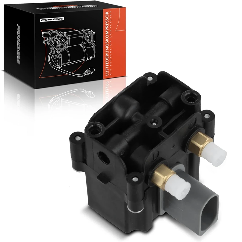 Frankberg Air suspension Valve block Compressor Valve Compatible with 5 Series Touring F11 E61 2.0L-5.0L 2004-2017 7 Series F01 F02 F03 F04 3.0L-6.0L 2008-2015 Replace# 37206789937