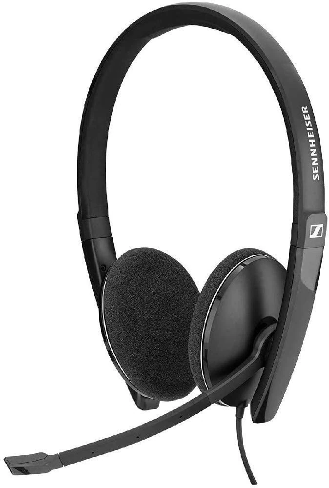 Sennheiser PC 3.2 Chat - Lightweight Stereo Headset with Adjustable Noise-Cancelling Microphone - for Internet Telephony and E-Learners - PC Connectivity- Great for Gaming, Work, and Study