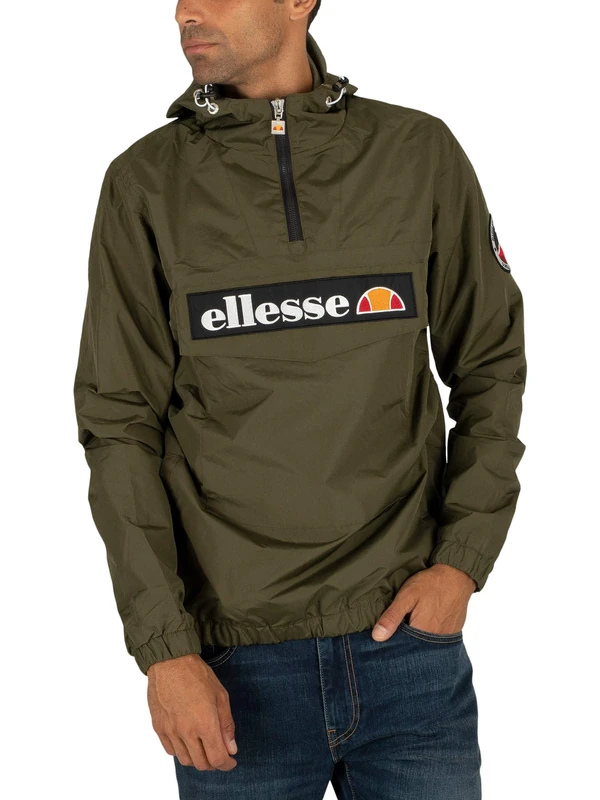 Ellesse Mont 2 Over Head Jacket - Khaki, Small