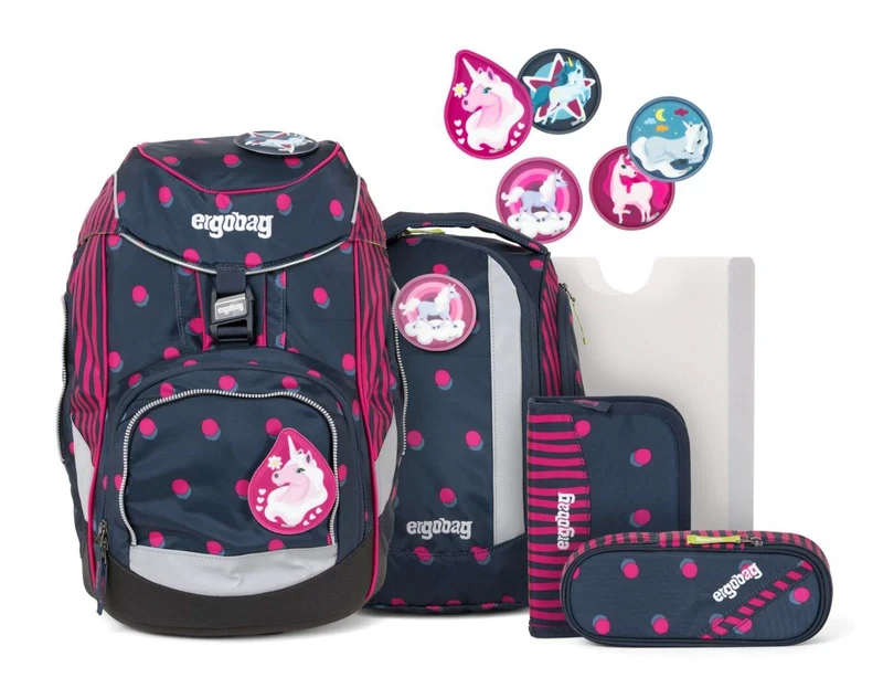 ergobag Unisex-Kinder pack-Set Rucksack Mehrfarbig (Shoobi Doobear)