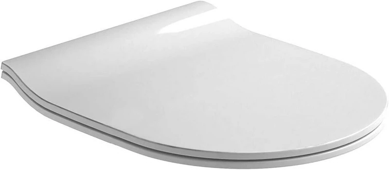 GALA G5166501 Emma Collection Slim Seat and Cover, White Finish (Ref 51665), Urea, 37.8 x 4.8 x 45.5 cm - Image 1