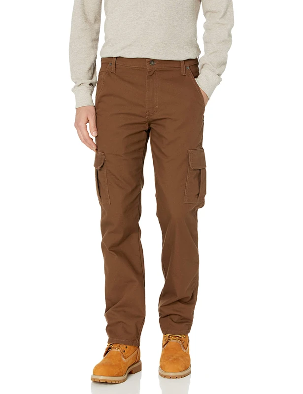 Dickies Men's Tough Max Duck Cargo Pant Work Utility, Stonewash Timber, 32W x 32L