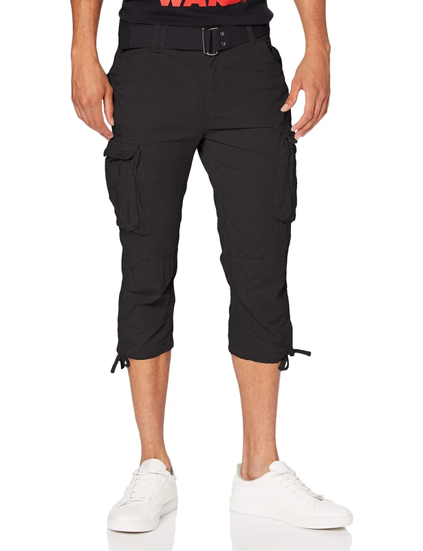 Schott NYC Men's Trranger50 Swim Shorts Not Applicable, Black (Black Black), W31 (Manufacturer Size: 31)