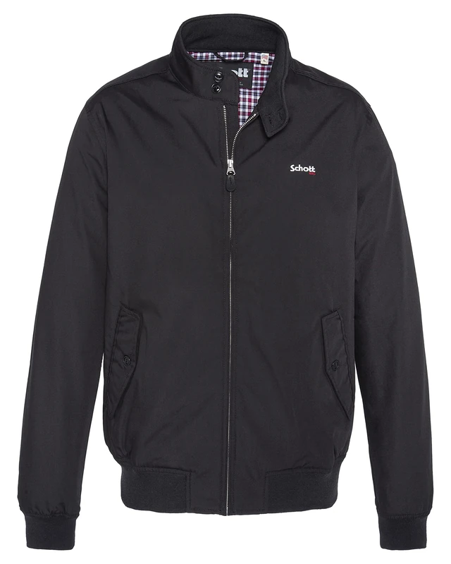 Schott NYC Men's Cabl1220 Jacket Not Applicable, Black (Black Black), Small