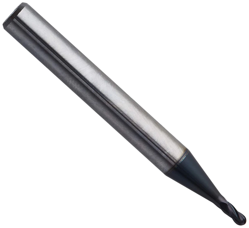 Karnasch 3064860200055 3D Radius Hard Metal Miller, Rockwell Cutter, 2 mm Cutting Diameter, 4 mm Cutting Length, 55 mm Length, 6 mm Shank Diameter