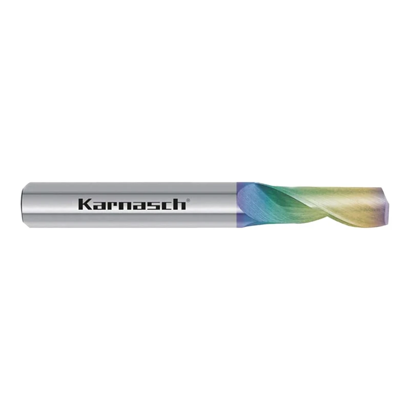 Karnasch 307320030005006 Strawberry Md A Codolo Ad A Tooth, Elica Destra, Taglio Destro, 3.0 mm Cutting Diameter, 5.0 mm Useful Length, 6 mm Shank Diameter, 40 mm Total Length, 1 Teeth