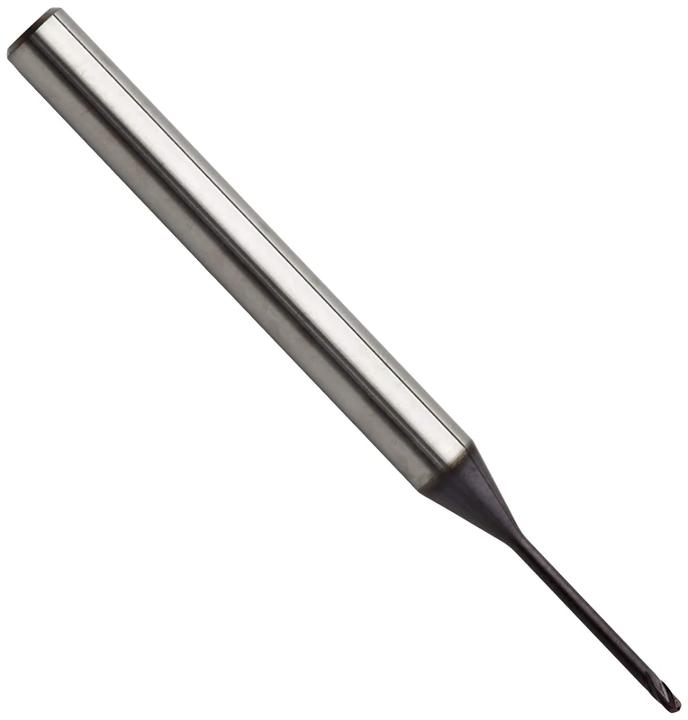 Karnasch 308011010003012 Valuetool Micro Strawberry Hard Metal with Angle Radio, < 20 × D Cutting Depth, < 55 Hrc, 1.0 mm Cutting Diameter, 12 mm Using Length, 4 mm - Image 1