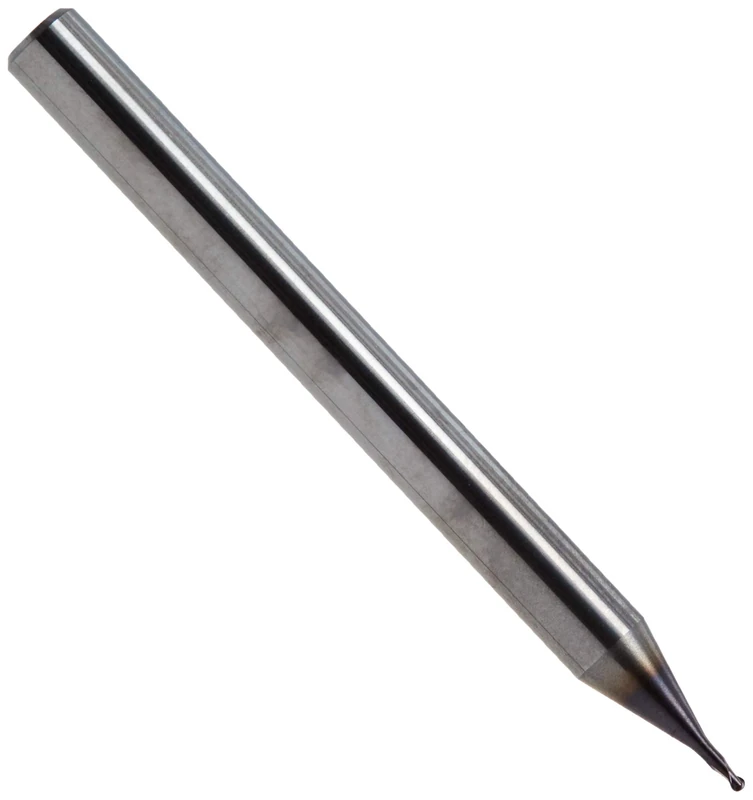 Karnasch 308012008002 Valuetool Micro Strawberry Metal Hard with 3D Radio, 2-20 × D Cutting Depth, < 55 Hrc, 0.8 mm Cutting Diameter, 2 mm Using Length, 4 mm