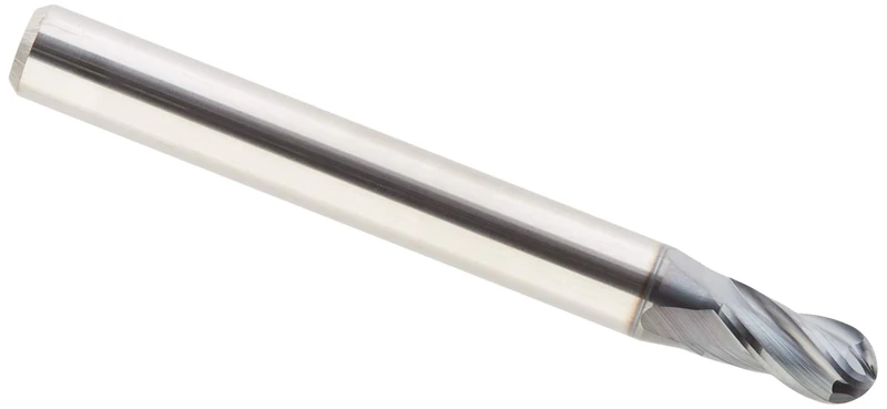 Karnasch 3064860500055 3D Radio Hard Metal Router Cutter, Rockwell Cutter, 5 mm Cutting Diameter, 9 mm Cutting Length, 55 mm Length, 6 mm Shank Diameter