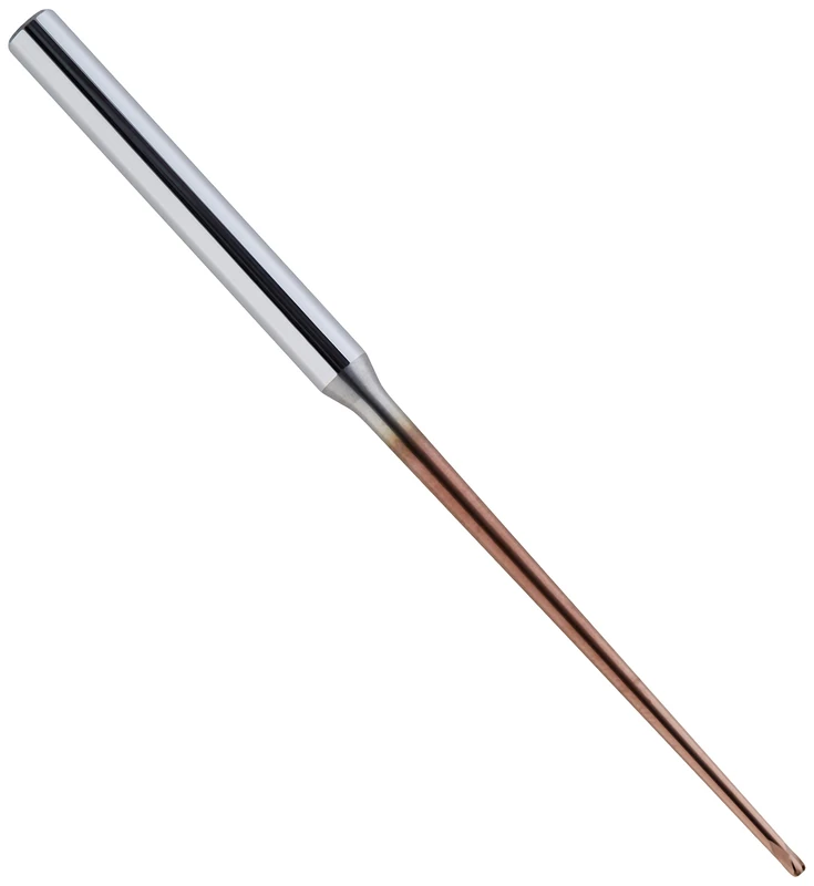 Karnasch 306268020005060 Hard Metal Matrix with Angle Radius, Tapered Neck, Rockwell Cutter, 2.0 mm Cutting Diameter, 60 mm Using Length, 6 mm