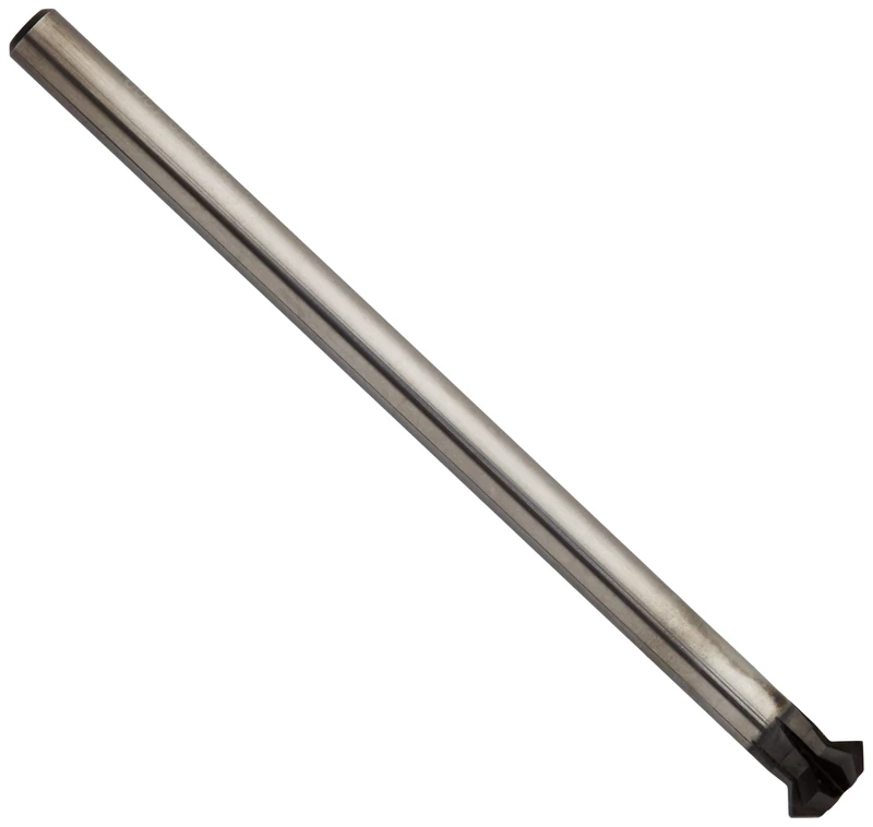 Karnasch 3065400980 Extra Long Diamond Coated Hard Metal Countersink Drill Bit, 9.8 mm Cutting Diameter, 6 mm