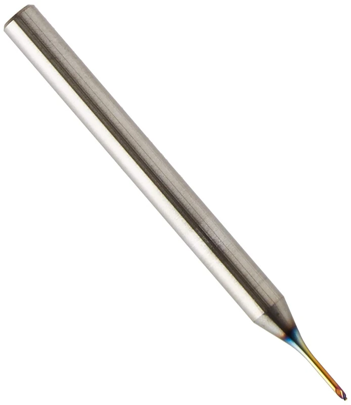Karnasch 3062030080020050 Micro Strawberry Hard Metal with Angle Radio, < 15 × D Cutting Depth, 0.8 mm Cutting Diameter, 0.20 mm Corner Radio, 5 mm Using Length, 4 mm