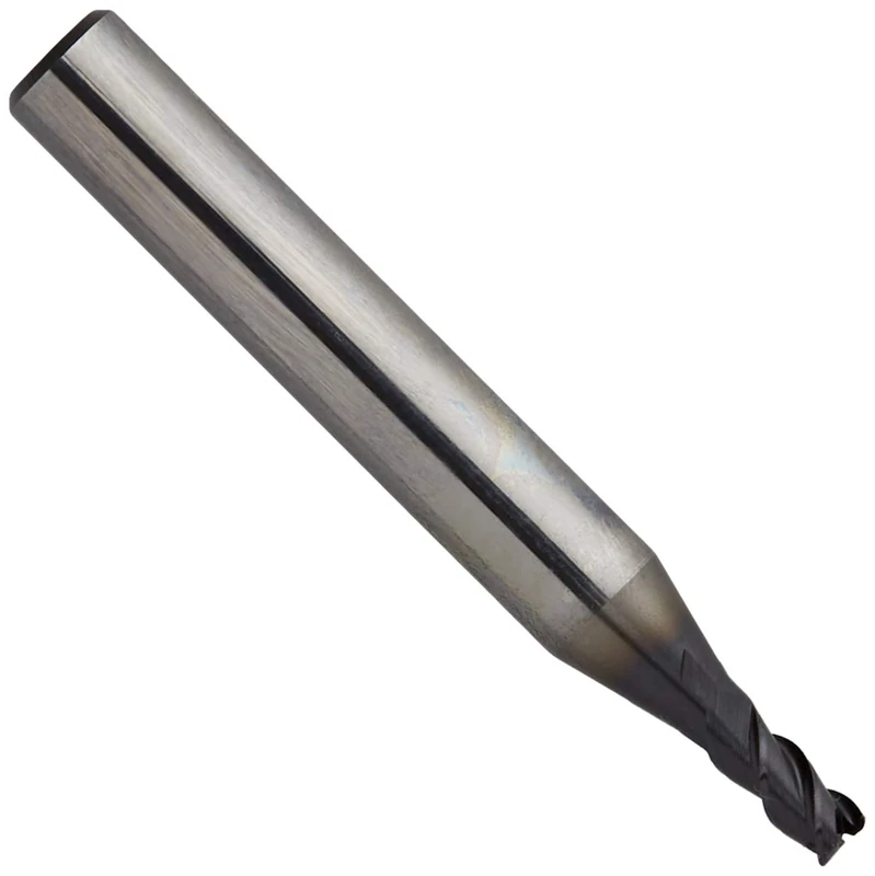 Karnasch 3062970300030 Miniplus Hard Metal Strawberry with 3 Blades, Long, with Angled Radio, Hsc < 50 Hrc = 1800 N/Mm2, 3.0 mm Cutting Diameter, 6 mm