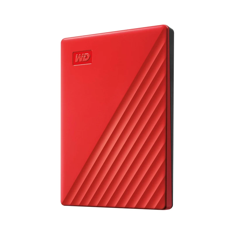 WD 2TB My Passport Portable HDD USB 3.0, with software for device management, backup and password protection, Works with PC, Xbox and Playstation, Red