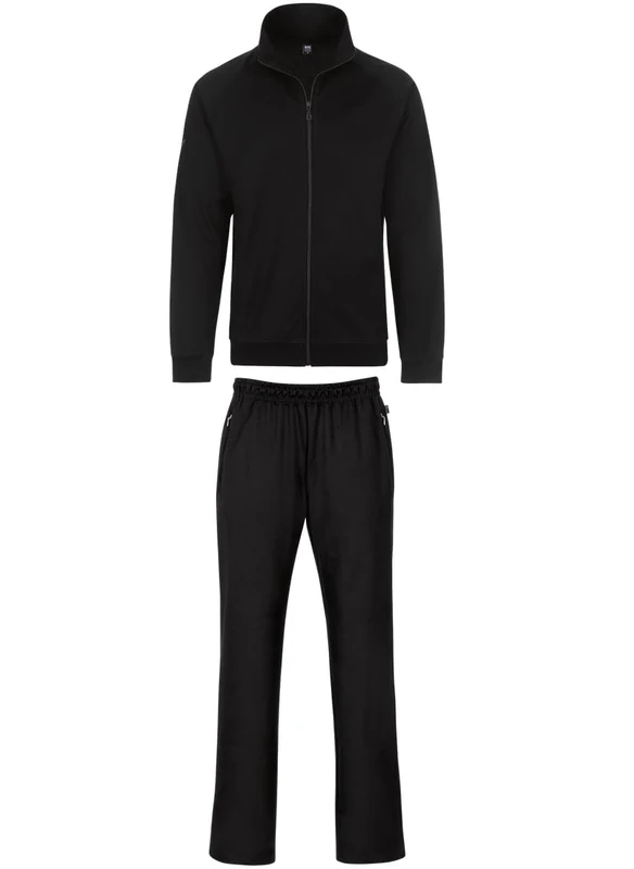 Trigema Jogging Suit, black, 4XL