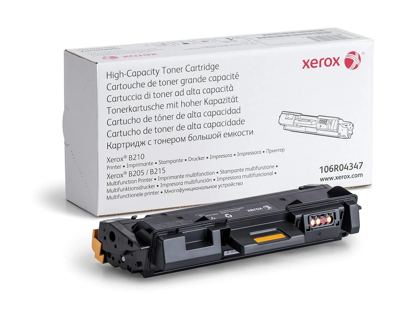 Xerox Genuine B210 / B205 / B215 High Capacity Black Toner Cartridge (3,000 Pages) - 106R04347