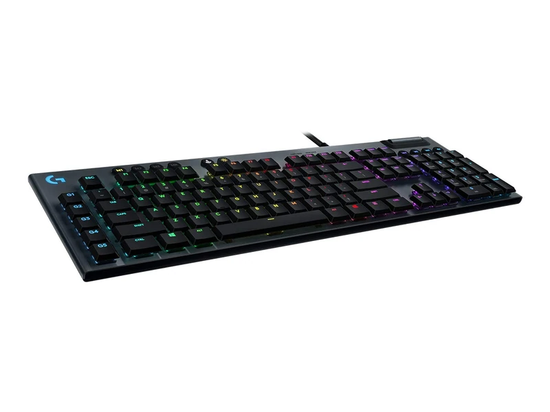 Logitech G 815 Mechanical Gaming Keyboard, Tactile GL Key Switch with Flat Profile, Scandinavian Layout - Carbon