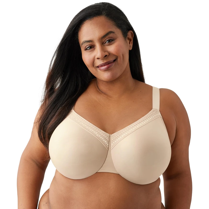 Wacoal Women's Perfect Primer Underwire Full Coverage Bra, Sand, 40F UK