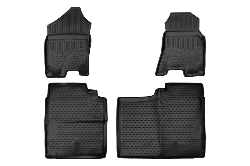 Element EXP.ELEMENT1916210k Rubber Floor Mats Dodge Ram 1500 (Excl. 1500 Classic) Crew Cab Black