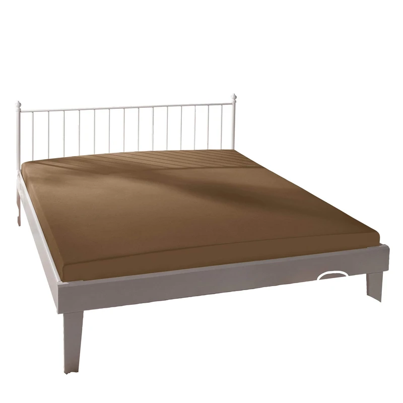 Bassetti Fango 9280403 Fitted Sheet Plain M6/579 Cotton/Elastane 180 cm x 200 cm 200 cm x 220 cm