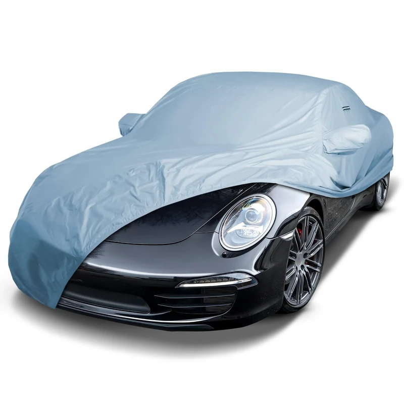 iCarCover Custom Car Cover for 1999-2024 Porsche 911, Waterproof All-Weather Rain Snow UV Sun Protector Full Exterior Indoor Outdoor Car Cover with Strap