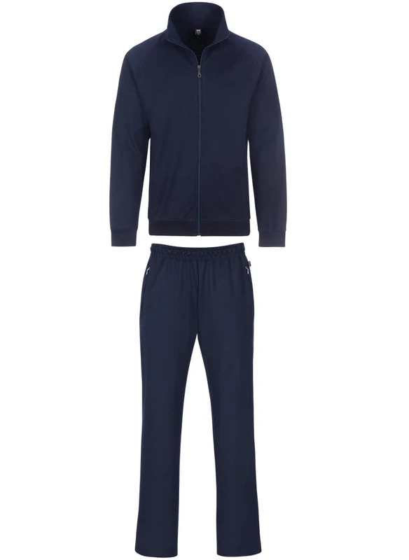 Trigema Men's jogging suit. - Blue - XXXXX-Large - Image 1