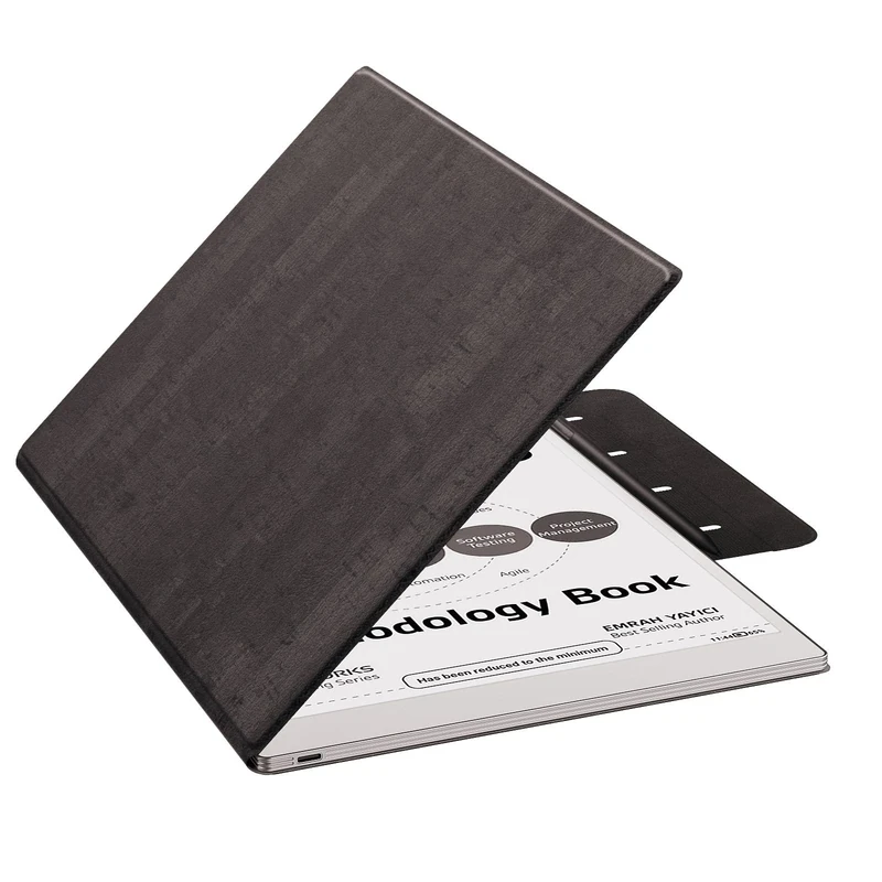 MoKo Case for Remarkable Paper Pro 2024 11.8", Lightweight Ultra-Thin Magnetic Case with Wide Pen Protective Clasp, Auto Sleep/Wake for Remarkable Pro 11.8",Slate Black