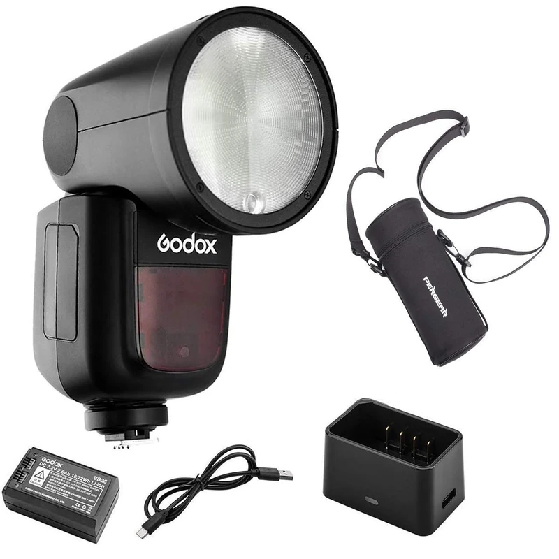 Godox V1 TTL Round Head Flash for Pentax
