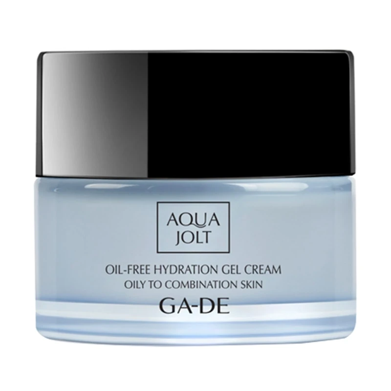 GA-DE Aqua Jolt Oil-Free Hydration Gel Cream - Oily to Combination Skin - Face Cream for Healthy-Looking Skin - Infused with Hyaluronic Acid - 1.7 oz