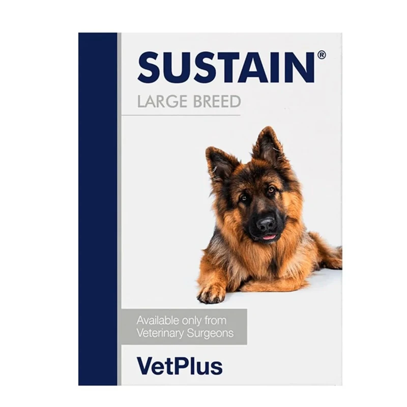 LABORATORIOS VETPLUS S.L 920-8558 Sustain Breeds Large 30 Vetplus Envelopes